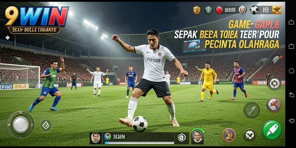 Gameplay seru di 9WIN dengan tim sepak bola terbaik.