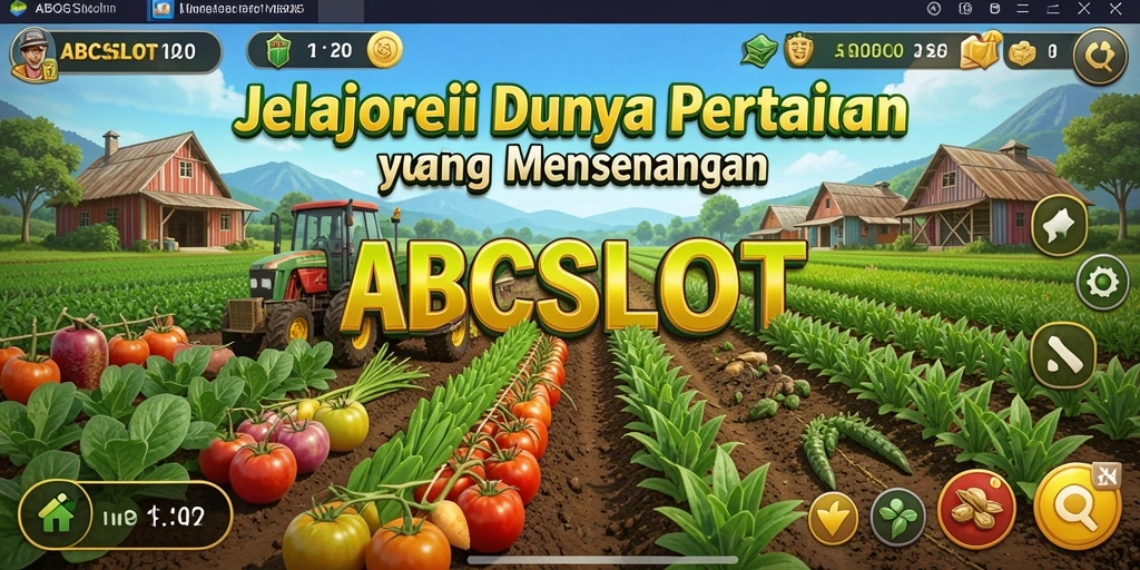 Tampilan gameplay menarik di dunia pertanian virtual.
