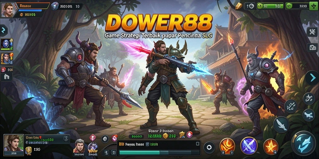 Tampilan gameplay DOWER88 yang menegangkan dan penuh strategi.