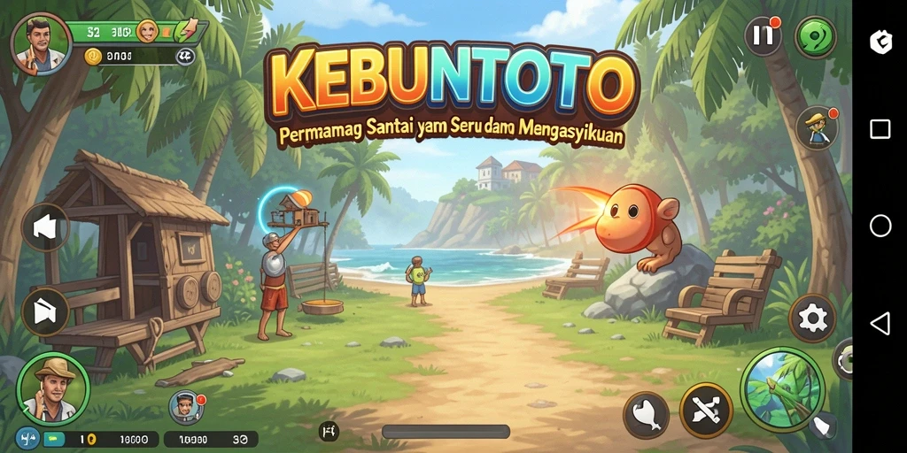 Tangkapan layar gameplay KEBUNTOTO yang menyenangkan dan penuh warna.