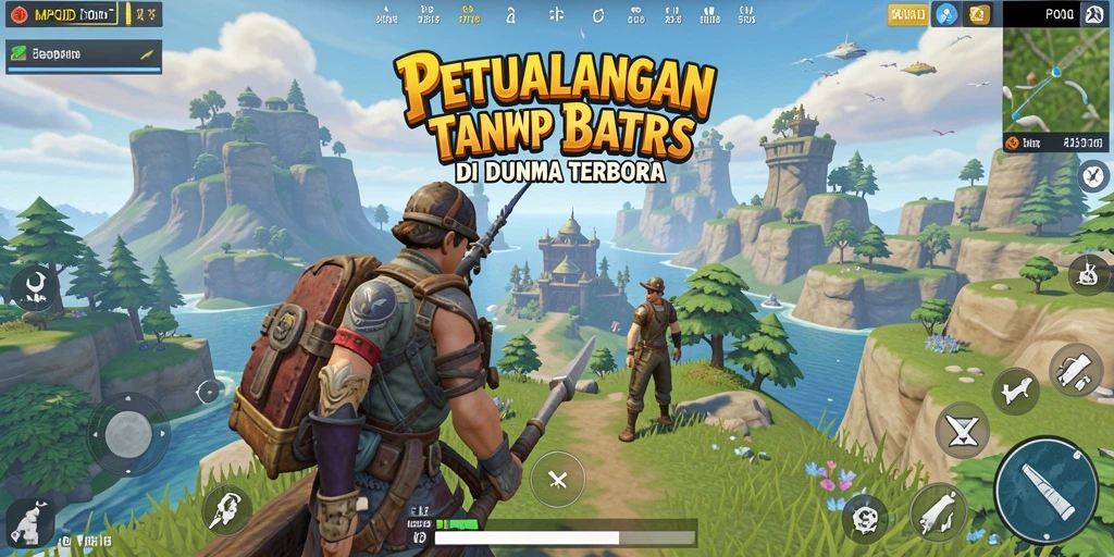 Gameplay MPOID yang mengesankan dalam dunia terbuka.