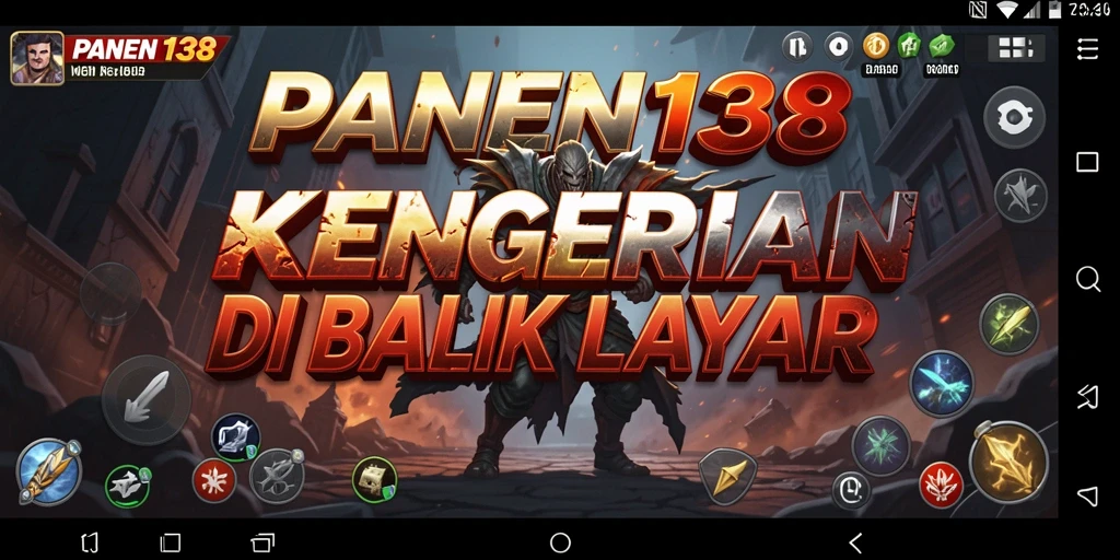 Tampilan gameplay Horror yang mencekam dan menegangkan.