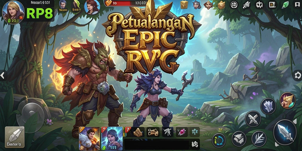 Tampilan gameplay seru dan menakjubkan dari RP8.