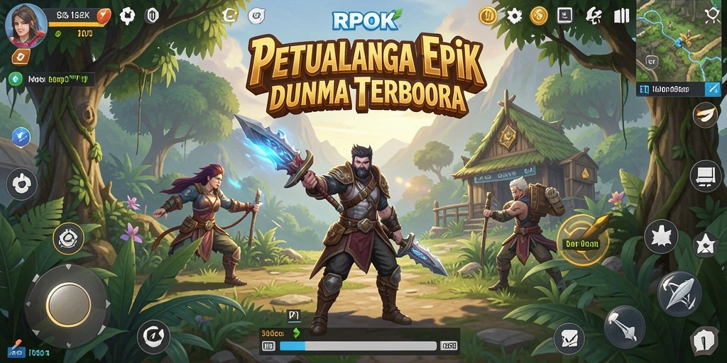 Screenshot dari gameplay RPOK yang menarik dan mendebarkan.