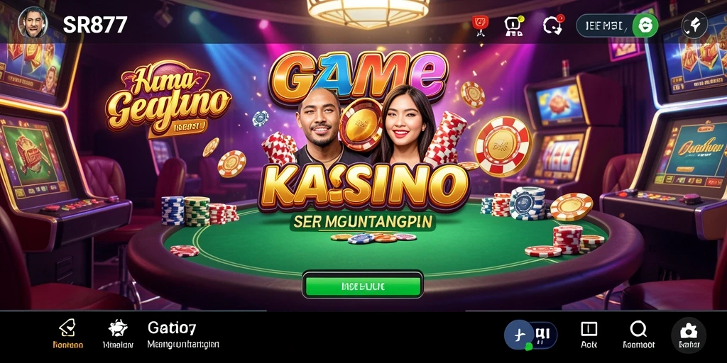 Screenshot gameplay Kasino SR877 yang seru dan menarik.